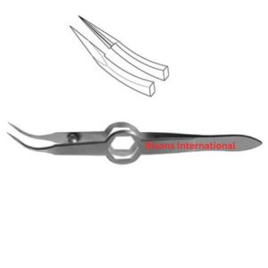 Pinzas de Ligadura Barraquer Profesionales de Alta Calidad BISONS para Microcirugía Oftálmica, Instrumento Quirúrgico Reutilizable de Acero Inoxidable - Product Image 2