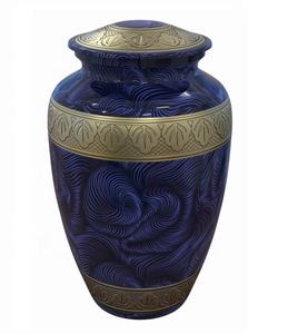 Urne funéraire américaine moderne pour cendres, urne design Charles, urne européenne en cuivre pour cendres humaines, urne décorative en métal pour cendres. - Product Image 1