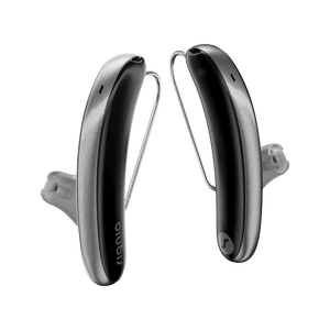 Nouveaux appareils auditifs rechargeables Signia Styletto 5IX, fins, de type RIC, 36 canaux, avec streaming Bluetooth et étui de charge portable - Product Image 3