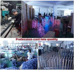 Guirlande lumineuse de Noël pour extérieur, 2,5 m de haut, personnalisable en couleur, pour jardin, hôtel, cour, décoration paysagère, cerisier - Product Image 2