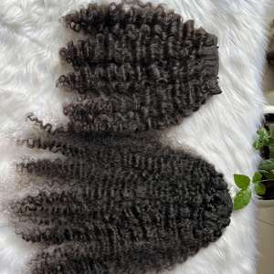 Vente en gros de cheveux bouclés birmans bruts non transformés Nouveau design de cheveux humains bouclés birmans vierges - Product Image 2