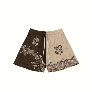 Nuevos Pantalones Cortos Deportivos de Malla de Poliéster para Hombre, Pantalones Cortos Casuales para Gimnasio y Entrenamiento, Proveedor OEM ODM, Pantalones Cortos para Hombre - Product Image 5