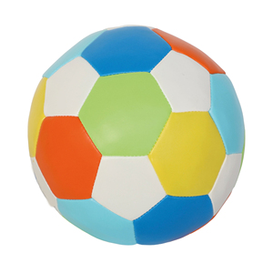 Ballon de football d'intérieur classique de qualité supérieure avec logo personnalisé, rembourré, taille personnalisée pour un jeu sûr et amusant, fabriqué en PU. - Product Image 1