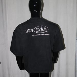 เสื้อยืดสีดำเนื้อหนัก 300 GSM สไตล์สตรีทแวร์ ผ้าฝ้าย 100% สกรีนลาย ไซส์อเมริกัน พิมพ์ลายทั่วตัว URBAN PRODUCTIONS - Product Image 6