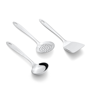Juego de Utensilios de Cocina Premium de Acero Inoxidable, Cuchara para Servir, Espumadera, Espátula, Proveedor de Calidad de Exportación - Product Image 6