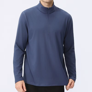 Fabricant de vêtements de sport personnalisés, t-shirt de performance athlétique compressif en polyester et élasthanne, transfert thermique, marque privée - Product Image 2