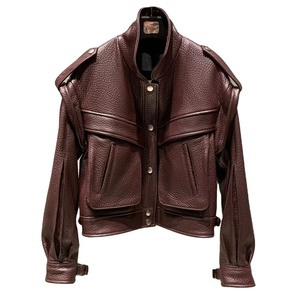 Men's Premium Quality Winter Wear <b>Leather</b> <b>Jacket</b> for Men and Customized Logo Printing Side Pockets <b>Leather</b> <b>Jacket</b> - Product Image 1