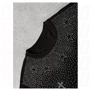 Camisetas brillantes para hombre, camisetas gráficas de manga corta, ropa de calle de inspiración retro, camisetas informales con cuello redondo, camisetas brillantes con purpurina para fiesta - Product Image 3