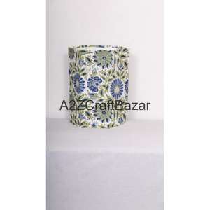 Nouvelle poubelle élégante pliable en carton de coton tendance, forme hexagonale, ouverture supérieure, taille personnalisée, pour bureau et hôpital - Product Image 1