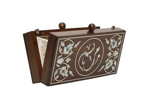 Pochette de soirée de luxe faite à la main en nacre pour femme, incrustation de coquillages naturels, chaîne détachable - Product Image 5
