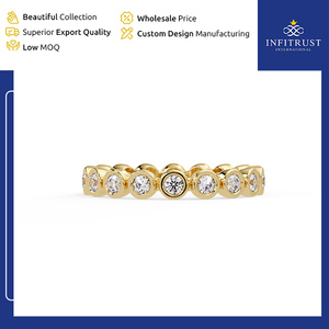 Globally Selling <b>Top</b> Quality Engagement Style Handcrafted VVS Clarity 925 Sterling <b>Silver</b> Solitaire Diamond Rings for Women's - Product Image 4