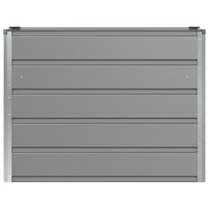 Fioriera in Acciaio Grigio Chiaro 100 x 40 x 75 cm Vasi e Fioriere - Product Image 4