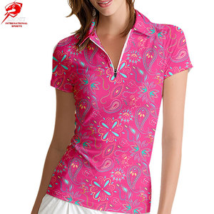 Professional Sportswear <b>Women</b> Golf <b>Polo</b> <b>Shirts</b> Featuring Quick Dry Fabric Soft Feel And Comfortable Athletic Performance - Product Image 1