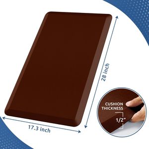 Tappetino Antifatica per Cucina 44x71 cm, Impermeabile, Antiscivolo, Comfort per Postazione di Lavoro/Scrivania, Tappetino per Lavello e Cucina - Product Image 5
