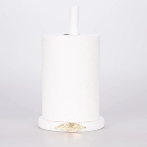 Simple <b>Paper</b> Towel Holder For Bathroom <b>Kitchen</b> Countertop Use Easy To Use Durable Tissue Roll Stand Handcrafted From India - Product Image 4