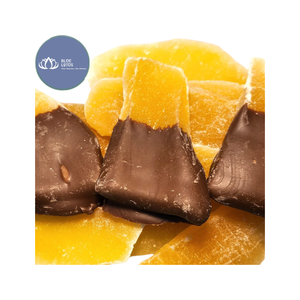 ¡OFERTA ESPECIAL! Mango Deshidratado Premium Glory Recubierto de Chocolate en Jarra Grande, Mezcla de Frutas para Snack - Product Image 1
