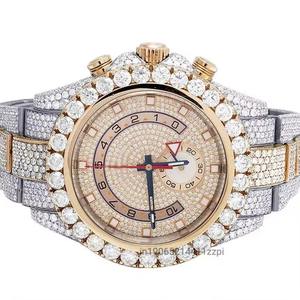 Montre élégante pour homme avec un look diamant, mouvement à quartz, design étanche et bracelet en acier inoxydable durable, idéale pour un cadeau - Product Image 2