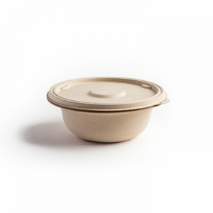 Contenedor Redondo de Bagazo de 500ml con Tapa, Ecológico y Seguro, Compostable y Biodegradable, de Proveedor Indio para Exportación a Granel - Product Image 6