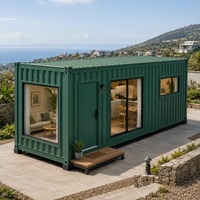 Maisons miniatures haute performance résistantes aux intempéries, unités de logement modulaires pour les stations balnéaires, les parcs de vacances, les communautés de camping