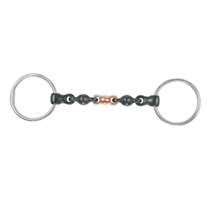 Mors à étrier poli et lisse pour chevaux et chèvres avec anneau mobile, joue Waterford, réutilisable, durable, usage vétérinaire - Product Image 6