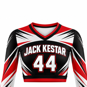 Uniforme de Animadora Personalizado a la Moda, Diseño de Equipo Personalizado, Logotipos Personalizados, Nombres de Equipos y Colores Vibrantes, Alta Calidad, Deportivo - Product Image 3