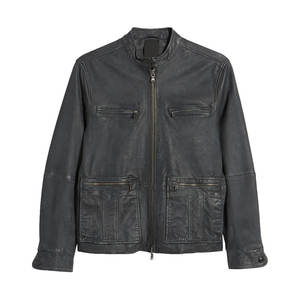 เสื้อแจ็คเก็ตหนังผู้ชายสำหรับฤดูหนาว ระบายอากาศได้ดี ให้ความอบอุ่น สวมใส่สบาย ราคาสมเหตุสมผล ออกแบบและสีตามสั่ง - Product Image 1