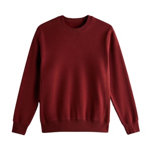 Sudaderas con Capucha de Alta Calidad para Hombre, Corte Holgado, Cuello Redondo, Algodón, Hombros Caídos, Sudaderas Cortas, de Fábrica - Product Image 1