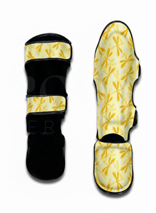 Protège-tibias Muay Thai pour enfants, couleur unie, légers, protection des pieds pour le kickboxing, entraînement d'arts martiaux, protège-tibias de boxe pour le sparring - Product Image 3