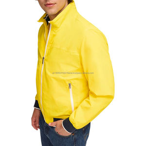 Chaqueta Bomber de manga larga para hombre 2025, precio barato, cuello levantado, transpirable, sostenible, personalizado, frontal, Color personalizado, con capucha - Product Image 6