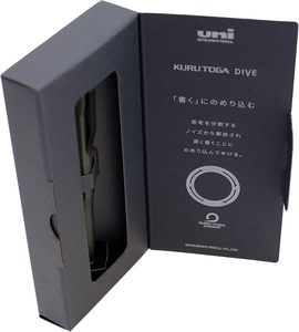Lápiz Mecánico Mitsubishi Kuru Toga Dive M5-5000 de 0.5 mm con Rotación Automática de Mina, Impresión UV, Metal Premium, Japón - Product Image 6