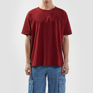 Camiseta Casual de Manga Corta con Cuello Redondo, 100% Algodón de Alta Calidad, Corte Regular, para Hombre, con Estampado Personalizado y Patrón Sólido - Product Image 5
