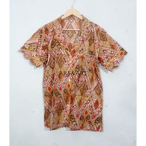 Ensembles de pyjamas courts d'été élégants et confortables pour femmes et adolescentes, en coton respirant, coupe décontractée tendance, designs et logos personnalisables - Product Image 4