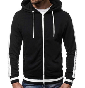 Men's Long Sleeve Sport Hoodie 100% Cotton Winter Custom Logo Fleece Quick Dry Wholesale Printed Casual Wear - Product Image 1
