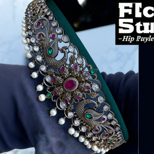 Fashion Body Chain Matte Peacock Style Hip <b>Belt</b> - Product Image 3