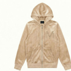 Survêtement unisexe en velours imprimé de haute qualité avec fermeture éclair, couleurs personnalisables, USA Europe Maluza RoyalVelour X - Product Image 1