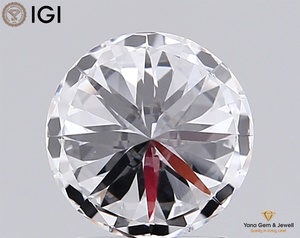 Diamant de laboratoire CVD taille brillant rond 2,00 carats avec certificat IGI, clarté VVS1, couleur D, 7,96 mm, pour conception de bague solitaire - Product Image 6