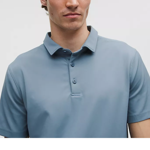 Nouveau design, broderie frontale, respirant, mode masculine, pour chemise de golf imprimée par sublimation grande taille, avec poche en tissu toile - Product Image 4