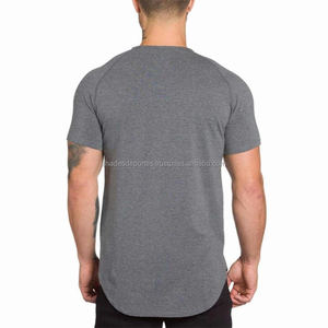 เสื้อยืดออกกำลังกายรัดรูปสำหรับผู้ชายเสื้อยืดผ้าถักดีไซน์สปอร์ตพิมพ์ลายได้ตามที่ต้องการ - Product Image 4