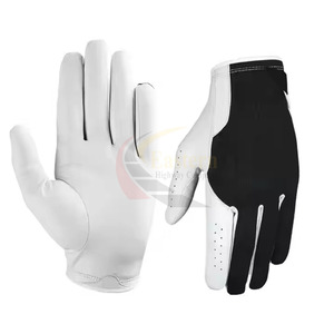 Men's Genuine Cabretta Leather Golf <b>Gloves</b> Breathable and Stretchable PU Material Sheepskin Inspired Sports Applicable - Product Image 2