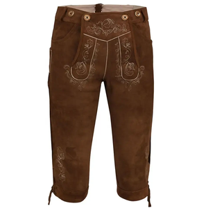 Ensemble de costume traditionnel bavarois pour homme, Lederhosen, tenue d'Oktoberfest, authentique bavarois - Product Image 5