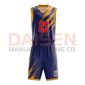 Conjunto de Uniforme de Baloncesto con Logotipo Personalizado, 100% Poliéster, Ligero, Transpirable, Jersey y Pantalones Cortos Deportivos de Primera Calidad - Product Image 2