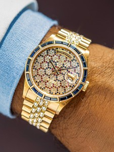 Montre de luxe entièrement sertie de diamants mosaïques de haute qualité pour hommes, édition limitée, mécanique automatique, date, mode hip-hop, acier inoxydable - Product Image 5