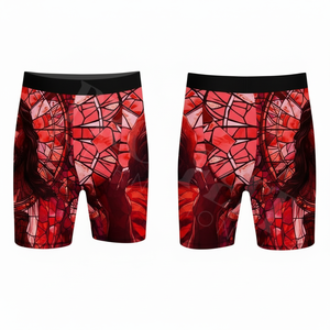 Shorts de compression respirants en polyester extensible et durable, personnalisables avec le nom de la marque, pour MMA et Kickboxing, OEM ODM - Product Image 2