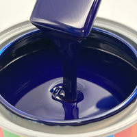 Peinture automobile 2K/1K |   Peinture de carrosserie automobile bleue transparente haute brillance |   Excellente résistance aux intempéries, peinture de réparation automobile en aérosol