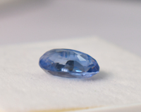 Zafiro natural color azul acuamarina, corte almohada alargado, 3.70 ct, 10.6X7.7X4.7 mm, zafiro azul suelto para la elaboración de joyas
