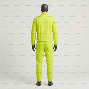 Custom Polyester Plain <b>Waterproof</b> Windproof Nylon Jacket and Track Pants Zip up Blank Oversized Jogger Sets Nylon <b>Tracksuit</b> - Product Image 6