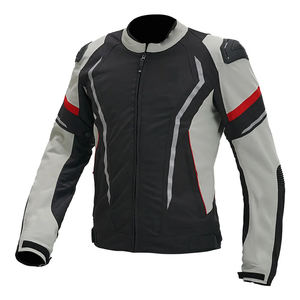 Veste de moto textile sport haute visibilité avec panneaux réfléchissants - Product Image 1