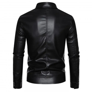 Casual Wear Men Leather <b>Jacket</b> Streetwear New Fashion Comfortable Men Leather <b>jacket</b> for men - Product Image 4
