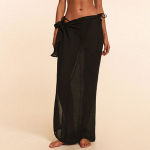 Pareo de Rayón para Mujer al por Mayor, Falda Envolvente de Verano, Cubrebañador Personalizado con Estampado, Ropa de Playa Tropical para Vacaciones - Product Image 1