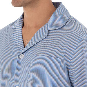 Casual Men Night <b>Suit</b> Printed Cotton <b>Pajama</b> Set Comfortable Home Wear Outfit In High Quality - Product Image 4